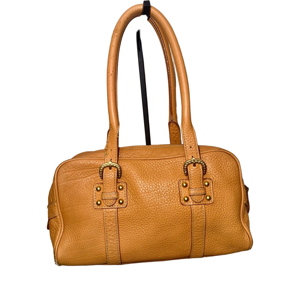 Vintage Dooney Bourke Top Handle Leather Satchel